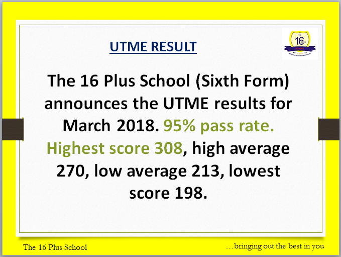 The 16 Plus School (Sixth form)