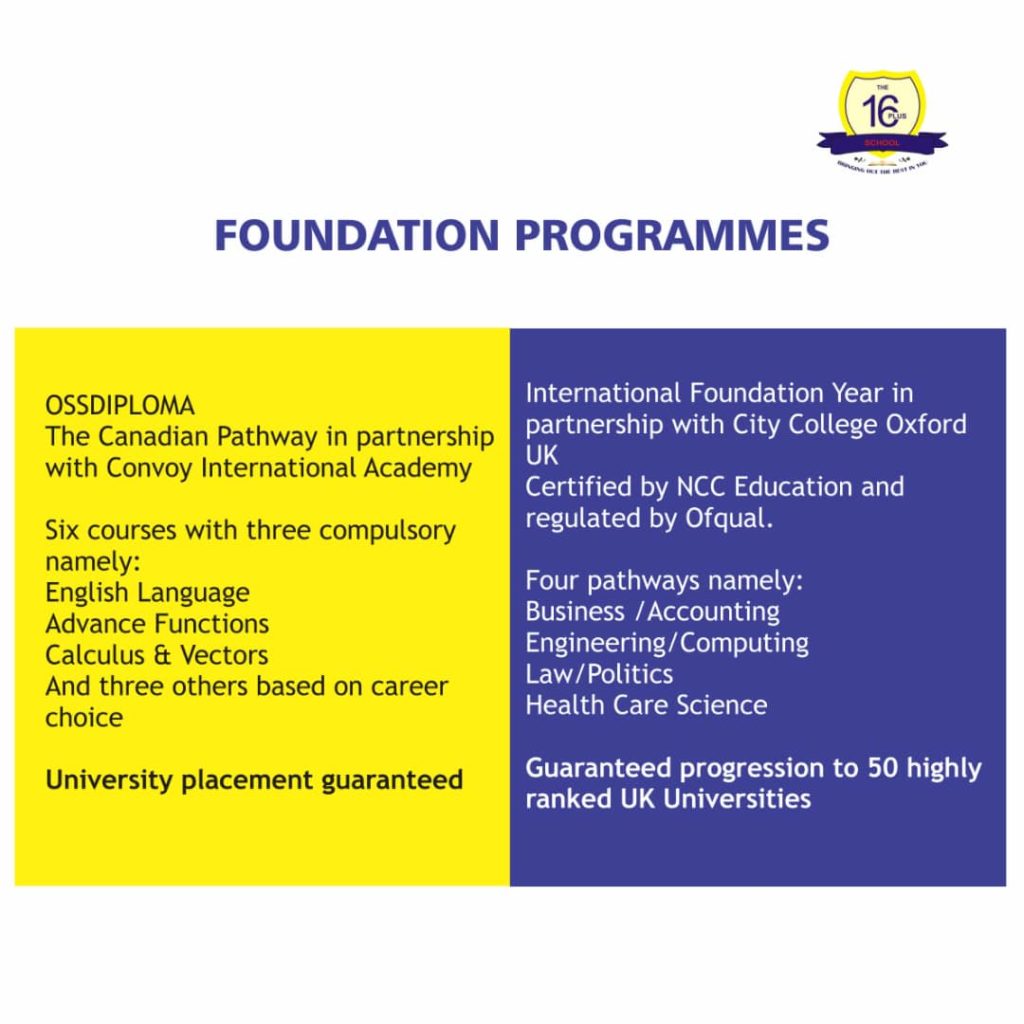 Foundation School The16PlusSchool